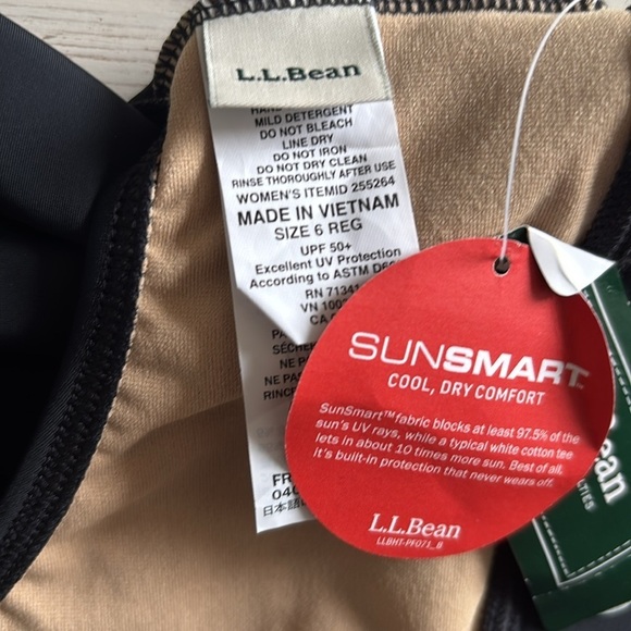 NWT! L.L.Bean Currants Square Neck Tankini Top w/ Swim Skort Bottom Size 6 Reg - Picture 7 of 13